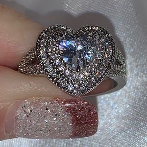 New Heart Engagement/Wedding Ring